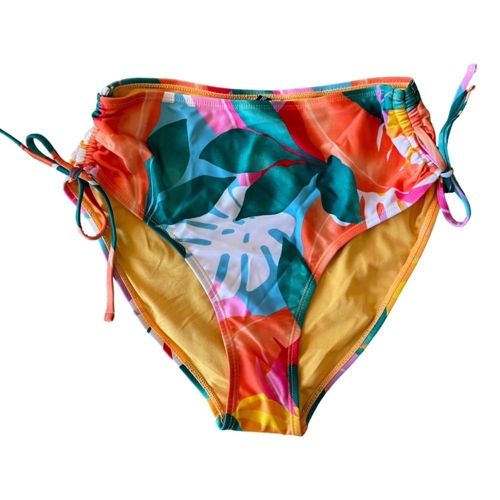 NWT BCBG Tropical Floral Bikini Bottoms Size Small